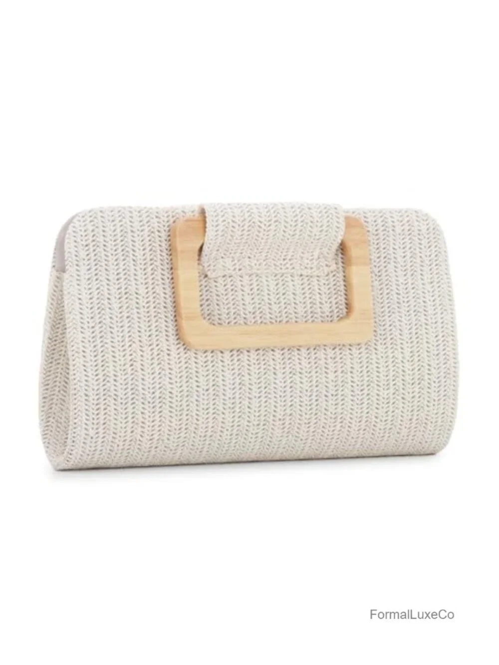 Straw Clutch Purse Women Summer Beach Bag Woven Evening Handbag